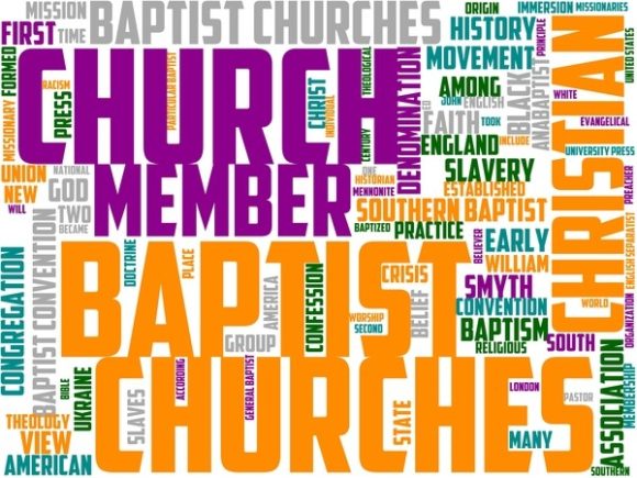 Baptist Minister Wordart Skinny Tumbler