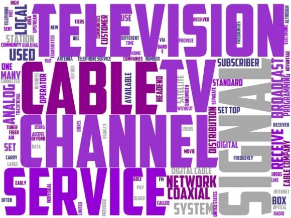Cable Tv Installer Wordart Skinny Tumble