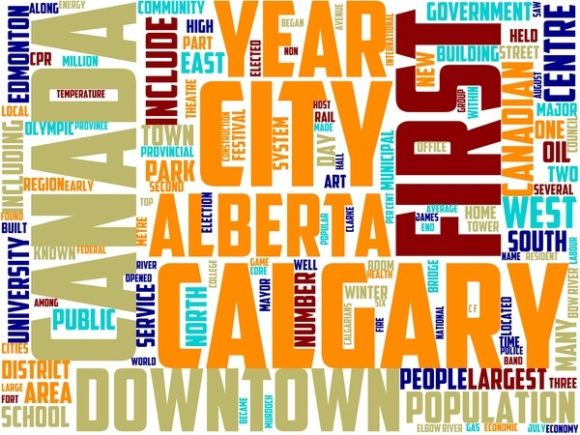Calgary Wordart Tshirt: A Creative Canvas for Inspiration and Expression