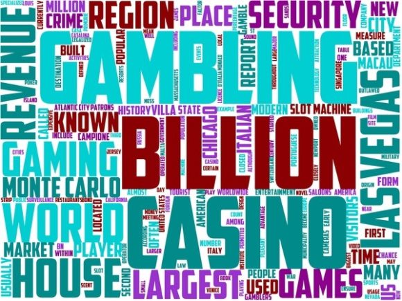 Casino Gambling Wordart Tie Dye