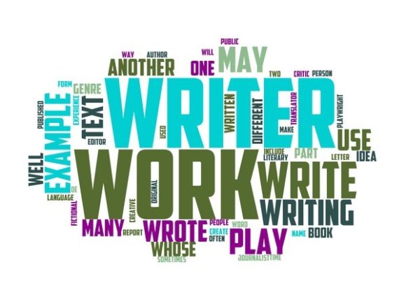 Writer Typography Book Cover